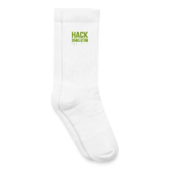 Programmeurs – Développeurs de programmation et informaticiens - Chaussettes de tennis bio enfant - blanc - Droite