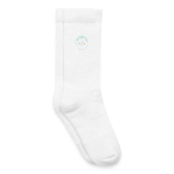 Programmeurs – Développeurs de programmation et informaticiens - Chaussettes de tennis bio enfant - blanc - Droite