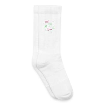 « Club d’été des enseignants fatigués » Conception de vacances à la plage - Chaussettes de tennis bio enfant - blanc - Droite