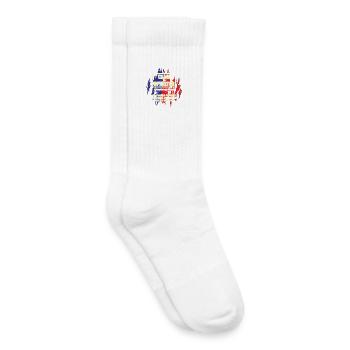 Crane operator crane - Kids Tennis Socks - white - Right