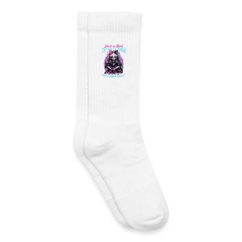 Pastel Goth Soft Goth Gaming Gamer - Chaussettes de tennis bio enfant - blanc - Droite