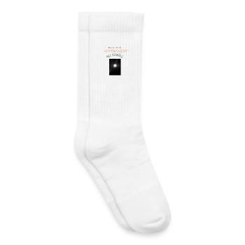Faites confiance au gouvernement, tout va bien - Chaussettes de tennis bio enfant - blanc - Droite