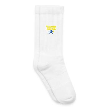 Funny Teacher Field Trip Count Your Group Again - Kids Tennis Socks - white - Right