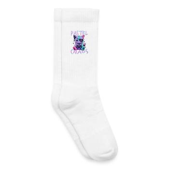 Pastel Goth Soft Goth Gaming Gamer - Chaussettes de tennis bio enfant - blanc - Droite