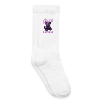 Pastel Goth Soft Goth Gaming Gamer - Kids Tennis Socks - white - Right