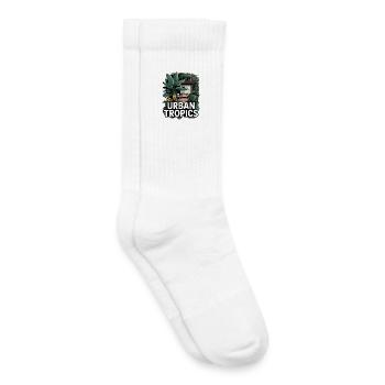 Urban Tropics Tropical Garden - Kids Tennis Socks - white - Right