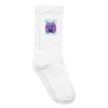 Pastel Goth Soft Goth Gaming Gamer - Chaussettes de tennis bio enfant - blanc - Droite