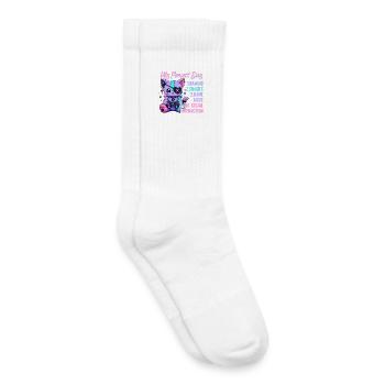 Pastel Goth Soft Goth Gaming Gamer - Chaussettes de tennis bio enfant - blanc - Droite