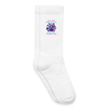 Pastel Goth Soft Goth Gaming Gamer - Chaussettes de tennis bio enfant - blanc - Droite
