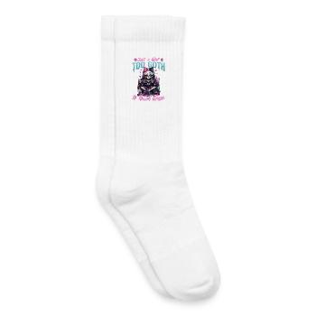 Pastel Goth Soft Goth Gaming Gamer - Chaussettes de tennis bio enfant - blanc - Droite