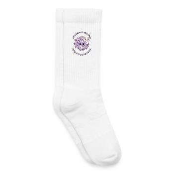 J’ai compris les mots - Chaussettes de tennis bio enfant - blanc - Droite