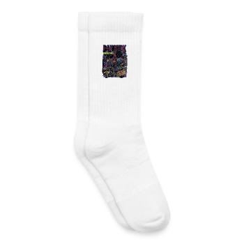 Bangkok NeonstadtThailand Signage & Streetfood - Kinder Tennissocken - Weiß - Rechts