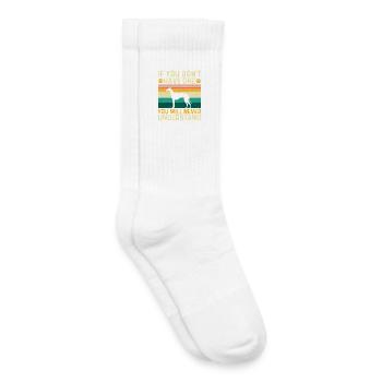 Lien de lévrier que tu ne comprendras jamais - Chaussettes de tennis bio enfant - blanc - Droite