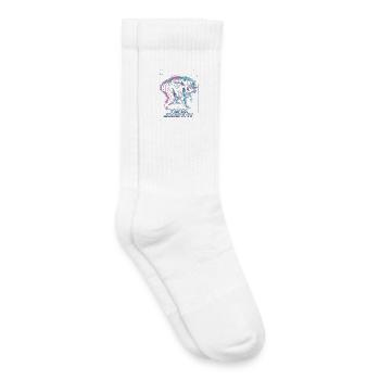Jimothy Viraler Waschbär Lustiges Team Jimothy - Kinder Tennissocken - Weiß - Rechts