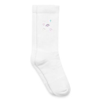 Auge Bibel Kreuz - Kinder Tennissocken - Weiß - Rechts