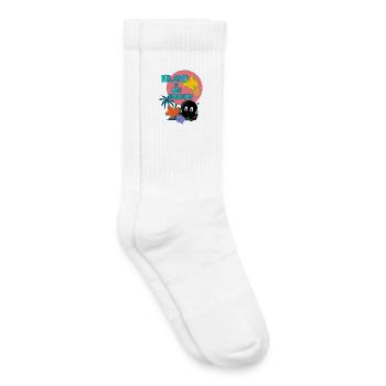 Insel mit Freunden  - Kinder Tennissocken - Weiß - Rechts