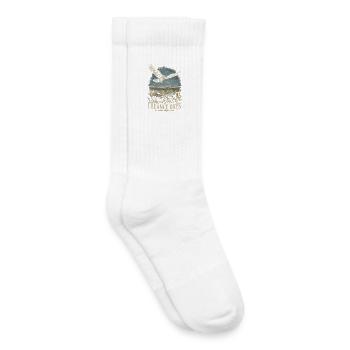 Journées de créance Falkner Falconry - Chaussettes de tennis bio enfant - blanc - Droite