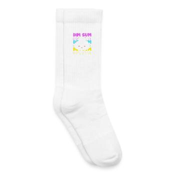 Dim Sum - Kinder Tennissocken - Weiß - Rechts