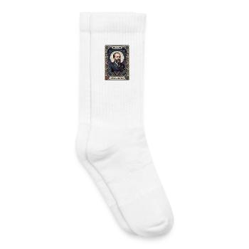 James A Tarotkarte - Kinder Tennissocken - Weiß - Rechts
