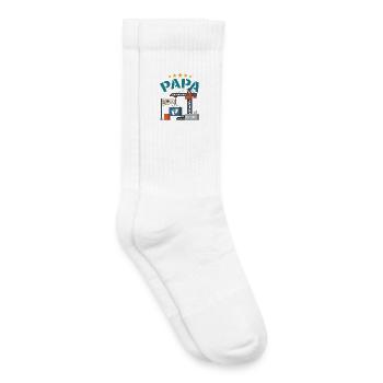 Future Daddy 2027 Beladen Baby-Bau - Kinder Tennissocken - Weiß - Rechts