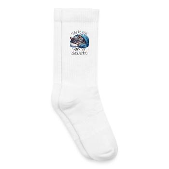 Britisch Kurzhaar Katze Schlafshirt - Kinder Tennissocken - Weiß - Rechts