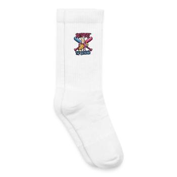  Respektiere Die Banane Witziges Grafikdesign Mit - Kinder Tennissocken - Weiß - Rechts