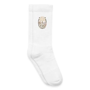 Hufschmied Hufschmiede My Office Kicks - Kinder Tennissocken - Weiß - Rechts