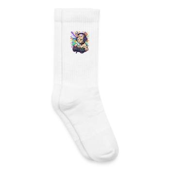 Sphynx Cat Gamer - Kinder Tennissocken - Weiß - Rechts