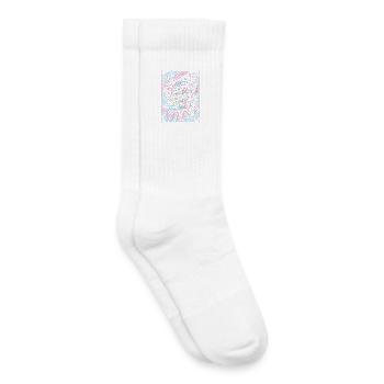 All My Troubles Are Soap Bubbles - Kinder Tennissocken - Weiß - Rechts