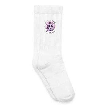 Ich höre zu und bin verwirrt, Außerirdischer - Kinder Tennissocken - Weiß - Rechts