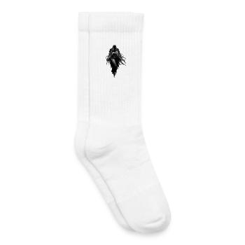 Nebelgeist im schwarzen Umhang - Kinder Tennissocken - Weiß - Rechts