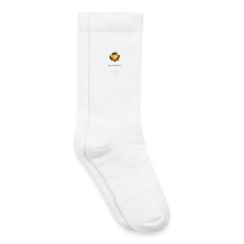 LOVE_ALWAYS_WINS_-_Love_Series - Kids Tennis Socks - white - Right