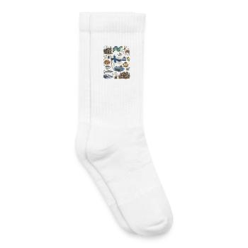 Finland | Lakes, sauna & northern lights - Kids Tennis Socks - white - Right