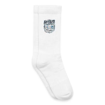 Switzerland of the Arctic Pangnirtung Nunavut - Kids Tennis Socks - white - Right