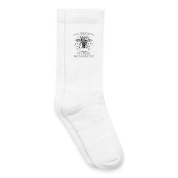 Beekeeping Supplies Beekeeper Accessories Beekeeping Bees Fan - Kids Tennis Socks - white - Right