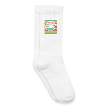 Cake Baking Pastry Chef Cake Baker - Kids Tennis Socks - white - Right