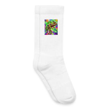 chameleon - Kids Tennis Socks - white - Right