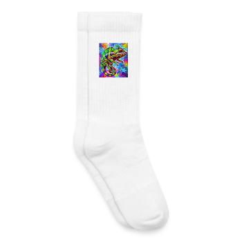 chameleon - Kids Tennis Socks - white - Right