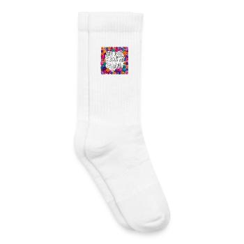This Is My Crochet Outfit - Kids Tennis Socks - white - Right