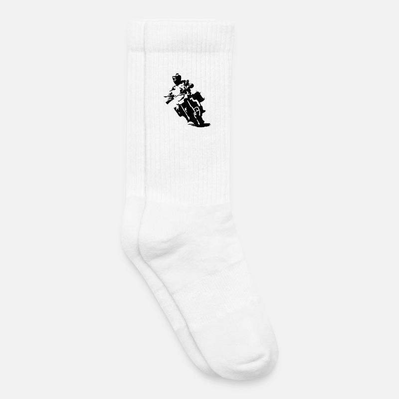 ReiseEnduroGS einfarbig - Kinder Tennissocken - Weiß