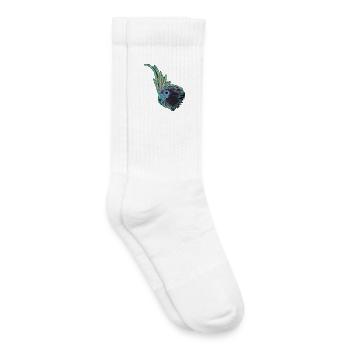Men's Premium Longsleeve Shirt - Kids Tennis Socks - white - Right