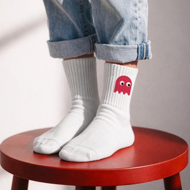 Game Classics Ghost Kinder Tennissocken