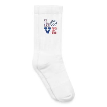 Volleyball - Kinder Tennissocken - Weiß - Rechts