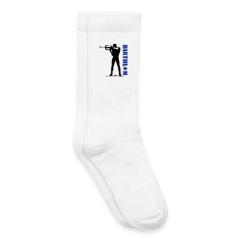 Biathlon - Kids Tennis Socks - white - Right