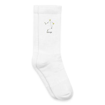 Sternzeichen Waage - Kinder Tennissocken - Weiß - Rechts