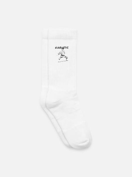 karate - Chaussettes de tennis bio enfant - blanc