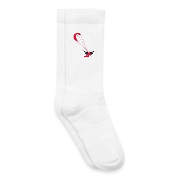 Kiteboarding / Kitesurfing / Kitesurf / - Chaussettes de tennis bio enfant - blanc - Droite