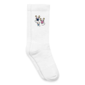 180421 Familie 6 - Kinder Tennissocken - Weiß - Rechts