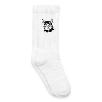 Swedish wall dog - Kids Tennis Socks - white - Right
