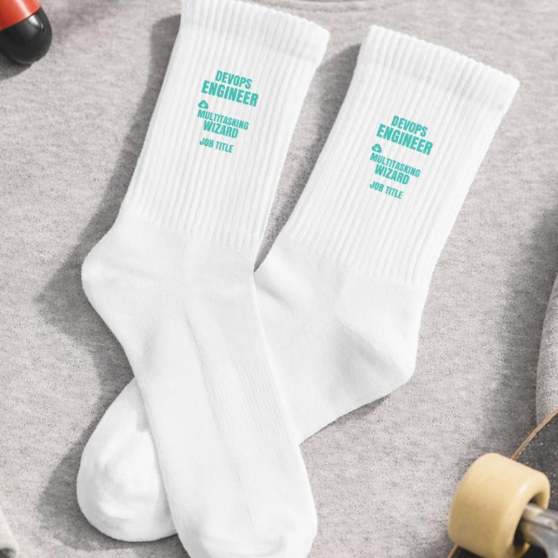 Assistant multitâche DevOps Engineer Chaussettes de tennis bio enfant